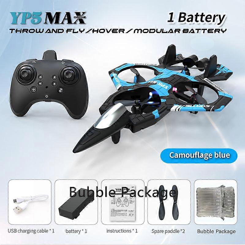 Stunt Light Remote Control Aircraft Four Channel Hovering High Altitude Rolling Special Effects Fighter Four Axis UAV