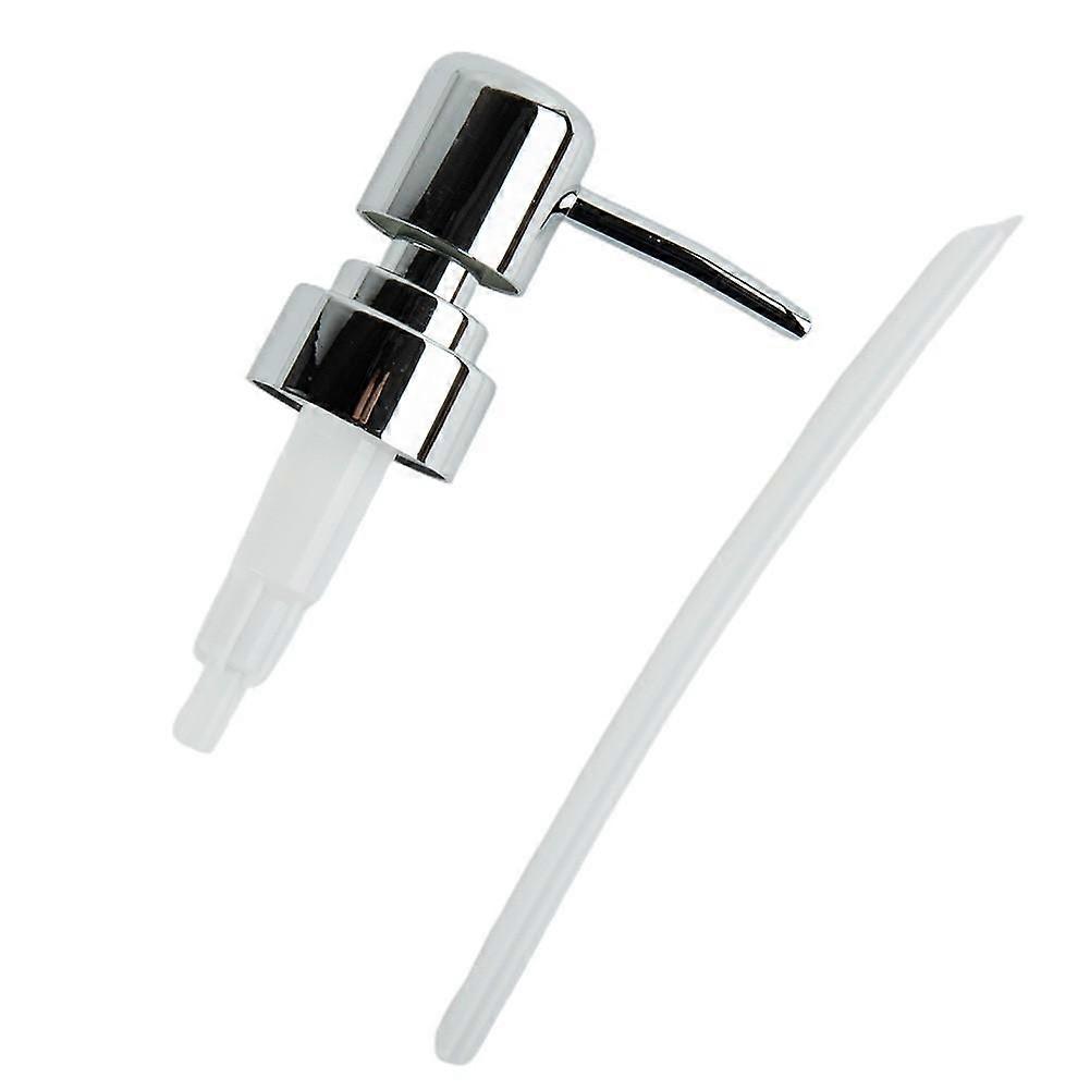 Round Head ABS Lotion Pump Head 28 Thread Bath Bottle Press Nozzle