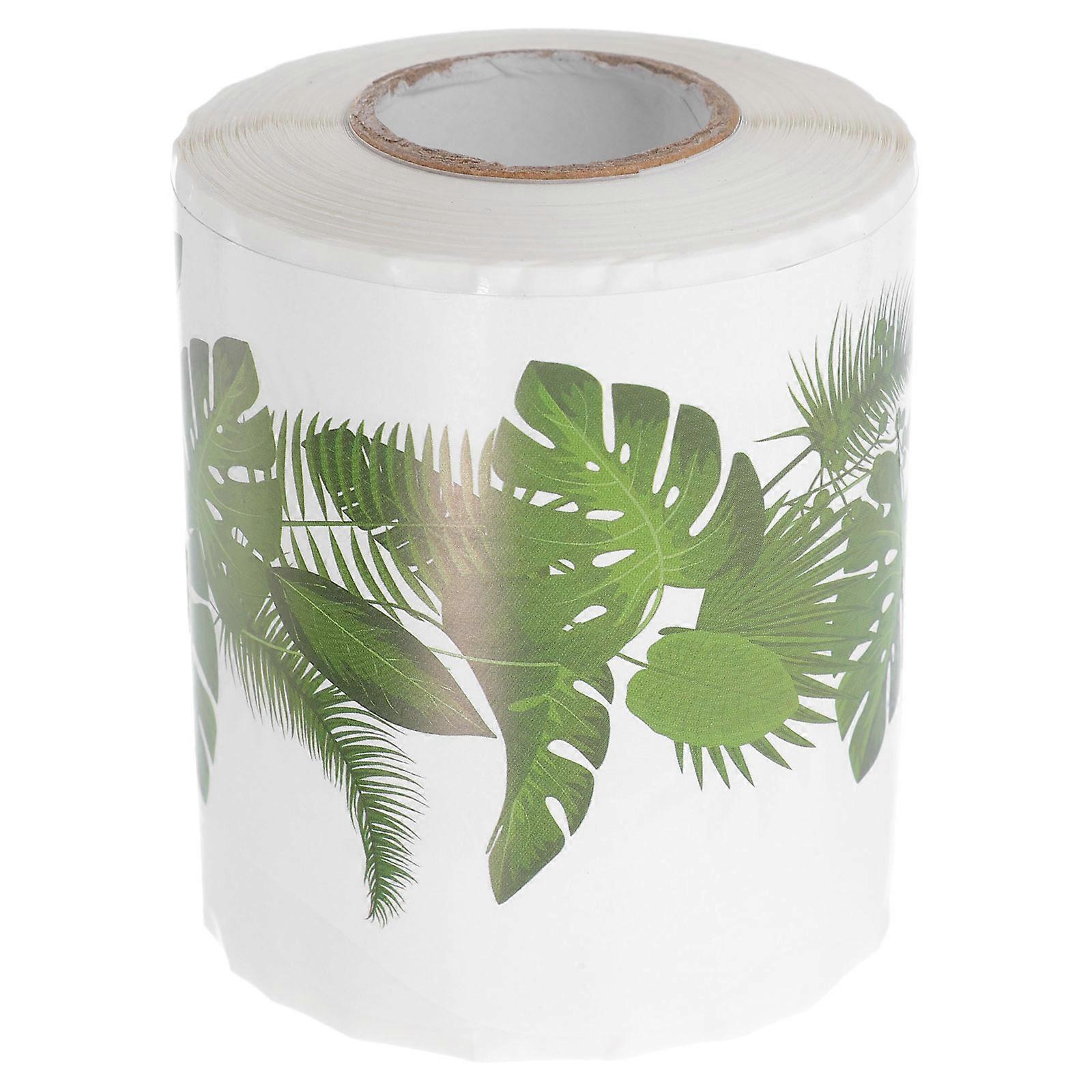 Decorative Border Sticker Tree Leaf Pattern 2 Rolls for Wall Desk Paper Bulletin Board Office Home Decor 200X7CM