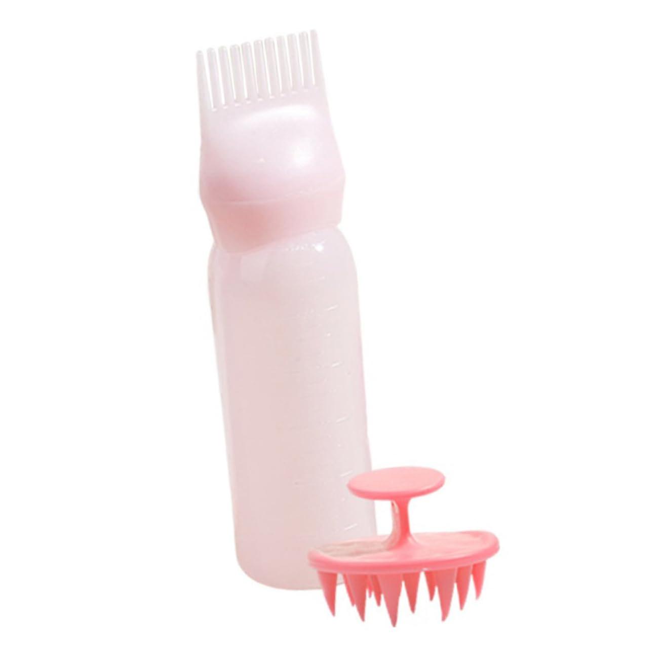 Hair Dye Applicator Bottle with Comb Tip for Precise Root Coloring and Even Distribution, 2 Sets