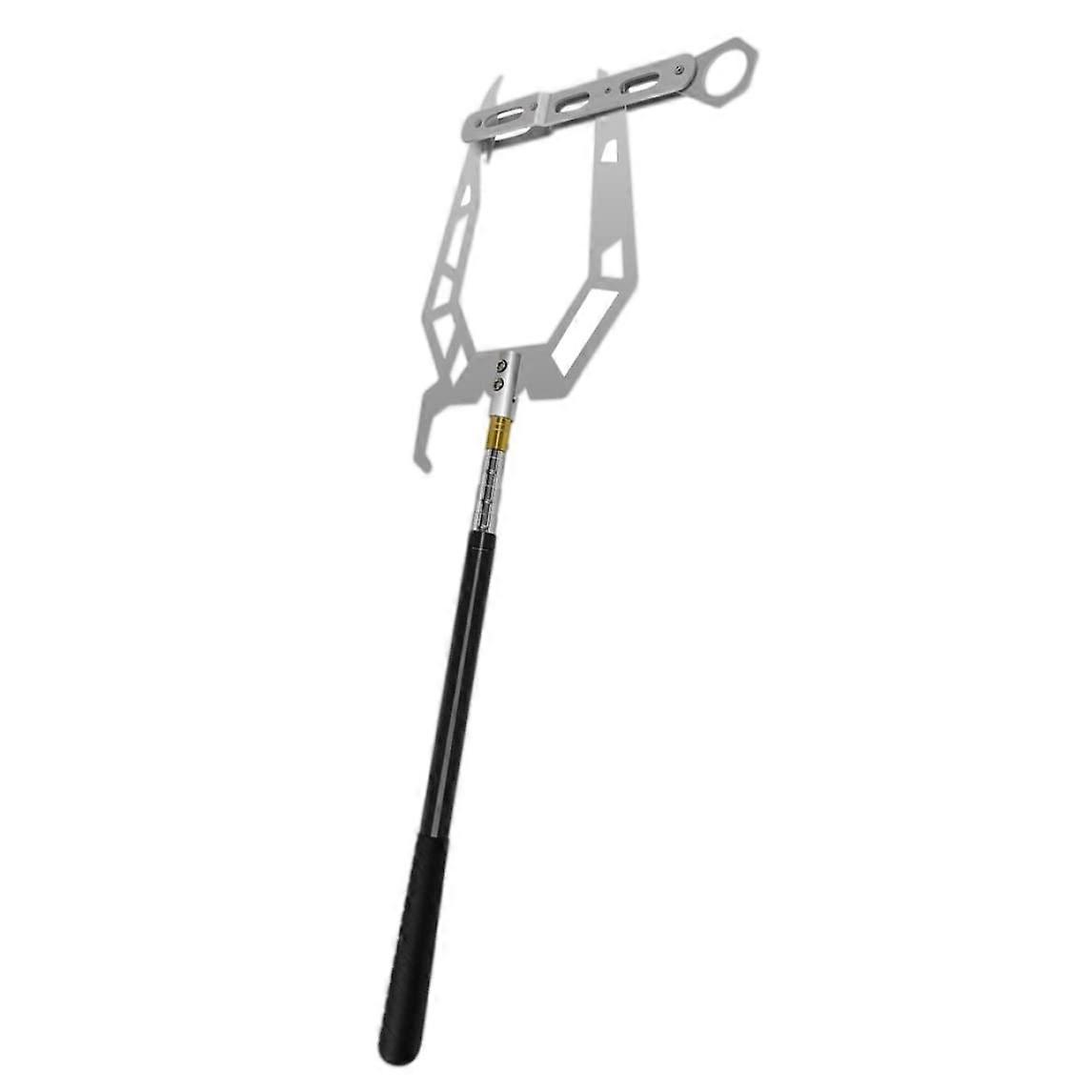 Telescopic Boat Hook with Stainless Steel U Type Threader for Mooring Rope and MultiFunction Use
