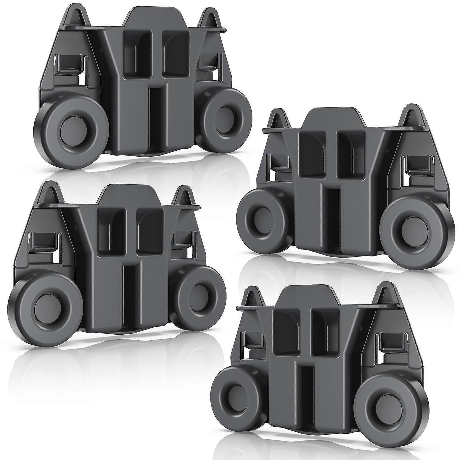 W10195417 Dishwasher Lower Rack Wheels Replacement, 4 Pack for Whirlpool Kenmore GE