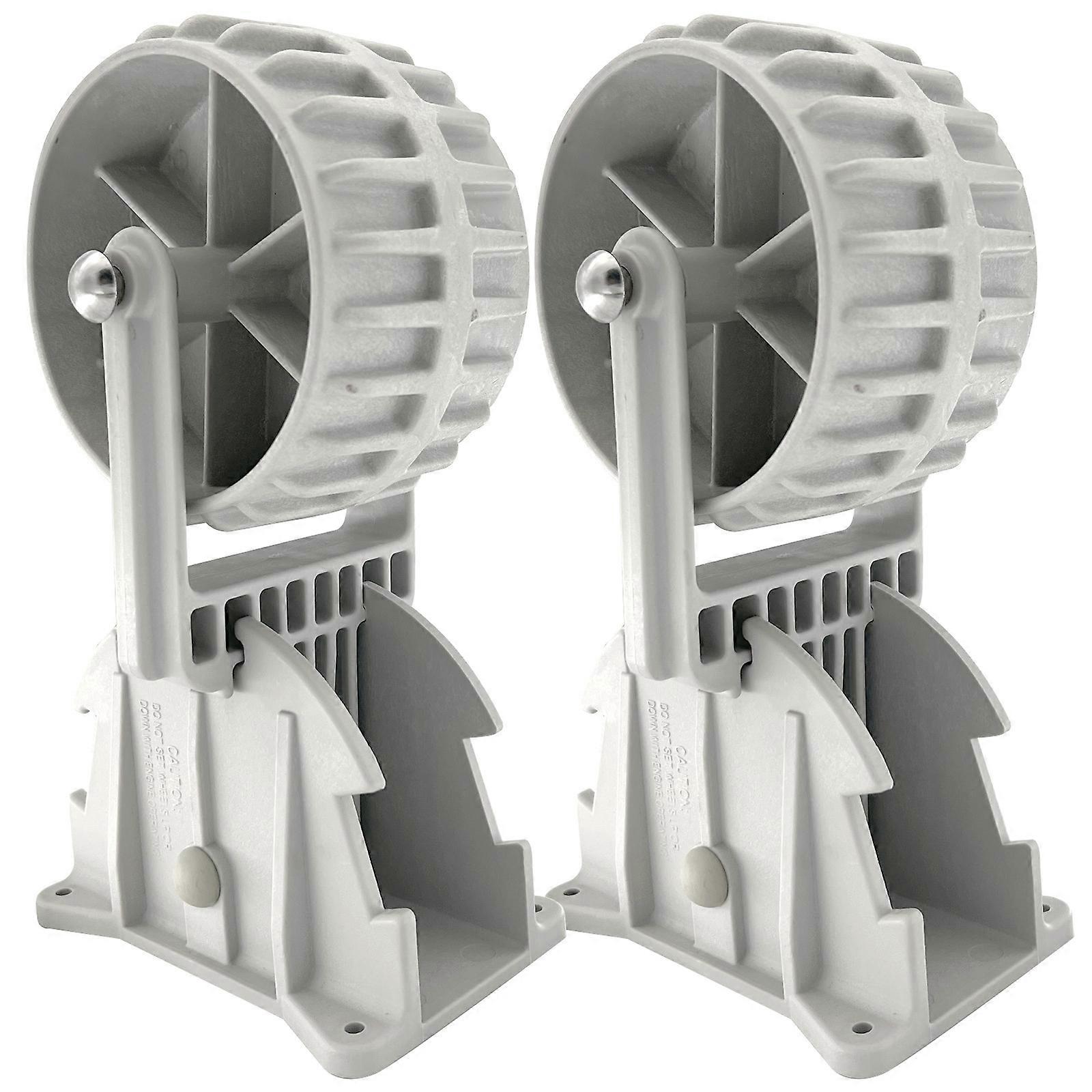 Environmentally Friendly Dinghy Wheels Plastic Composite Lightweight Trolley Wheels Simple Installation for Beach Use Multicolor