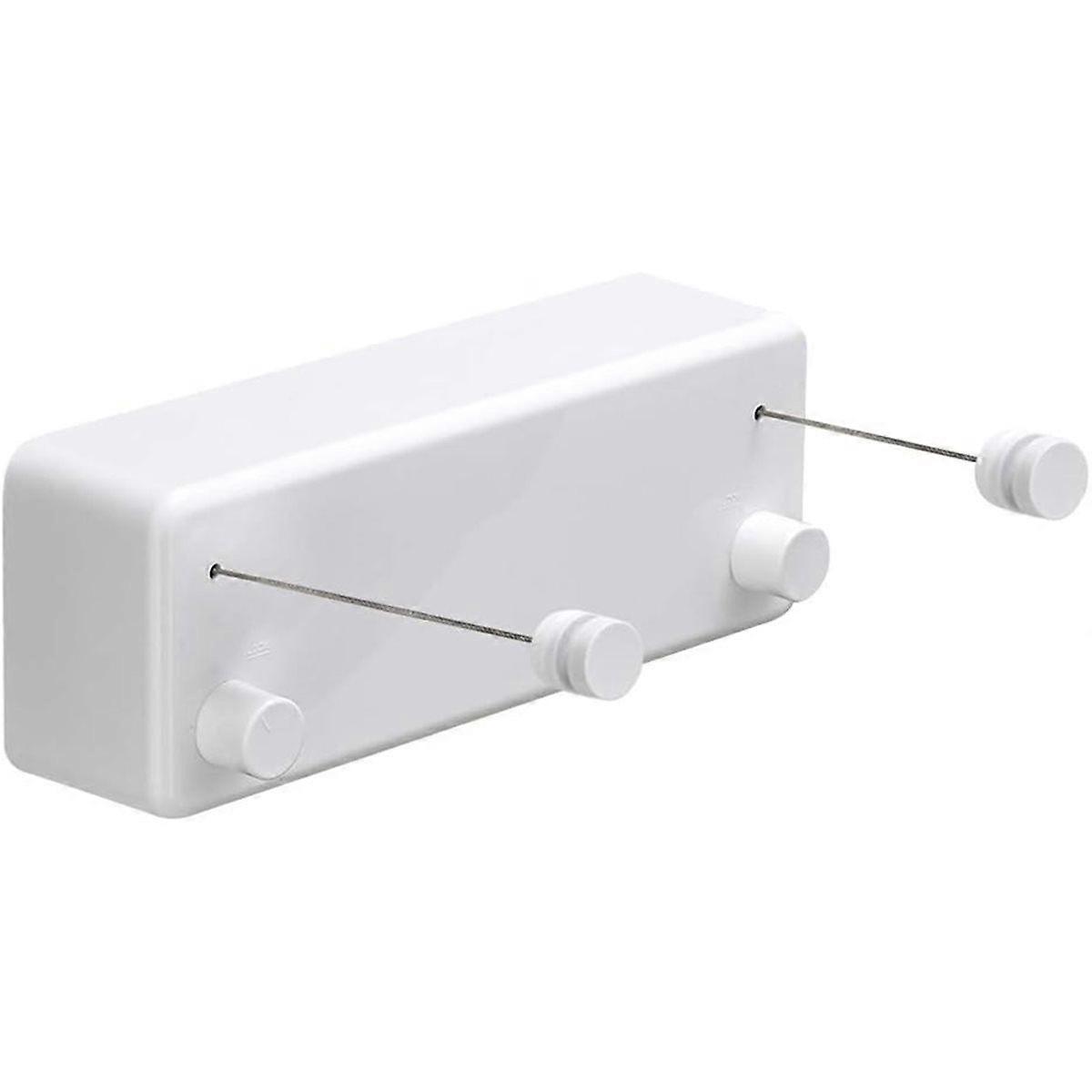 Retractable Clothesline with Adjustable Stainless Steel Double Rope String  el Style Heavy Duty,Wall Mounted Method