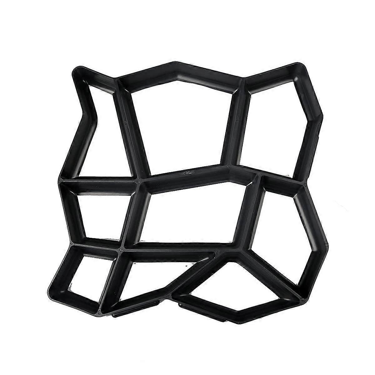 Concrete Path Maker Mold for Easy DIY Garden Walkway, Reusable Irregular Stone Paving 2 Pack