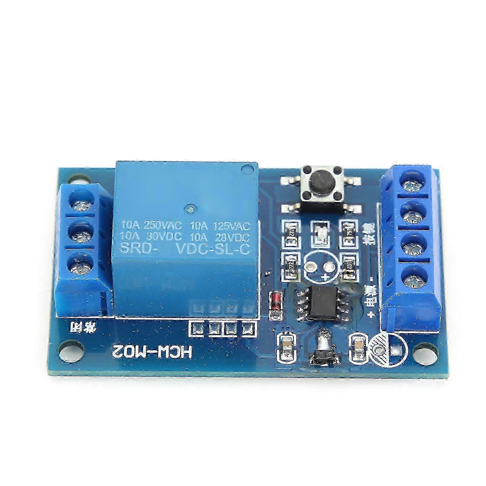 Relay Module Bistable State 1Way StartStop SelfLocking Microcomputer Automobile Modification Switch(12V )