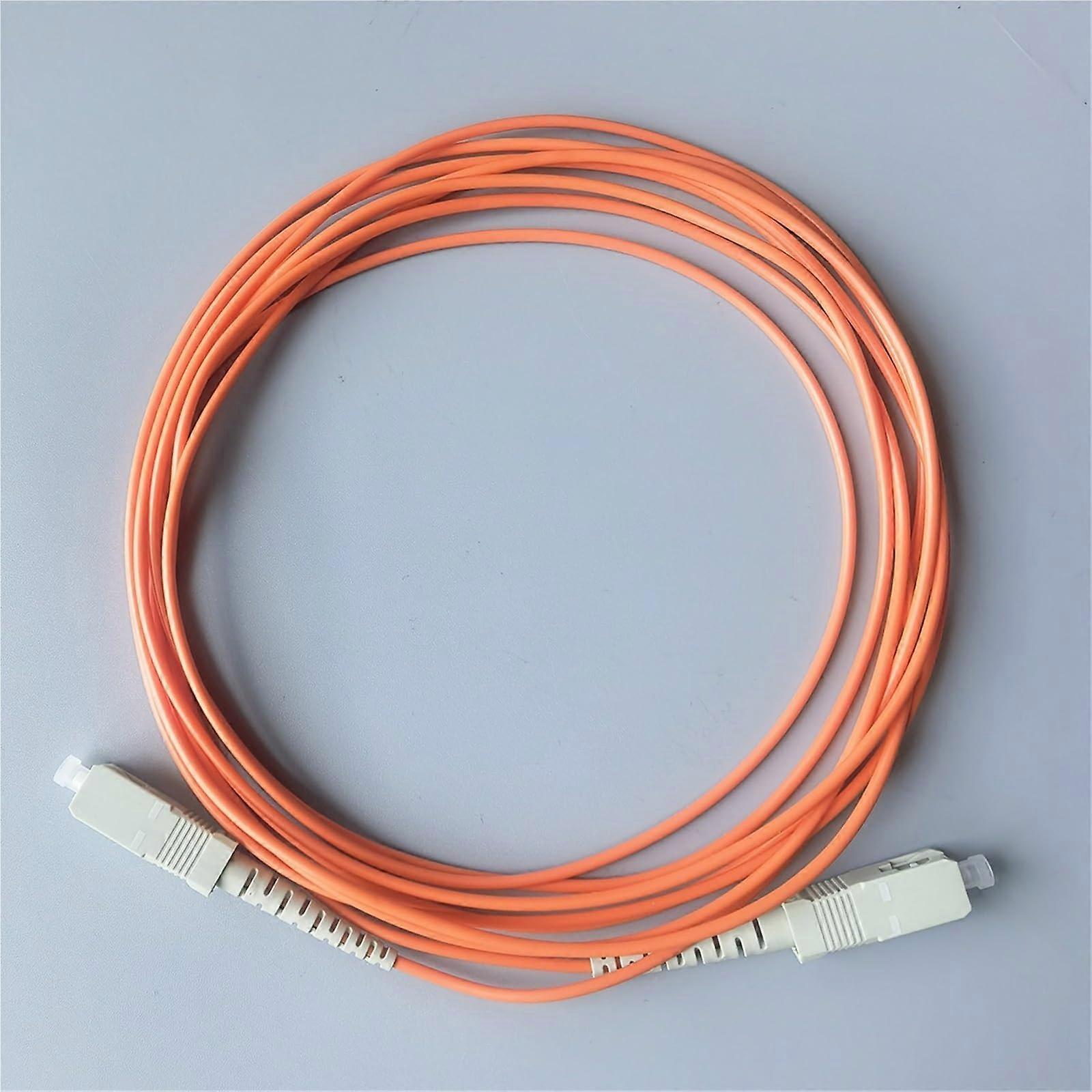 Fiber Optic Patch Cable SC UPC to SC UPC Multimode 3m Single Core FTTH Speed Connection