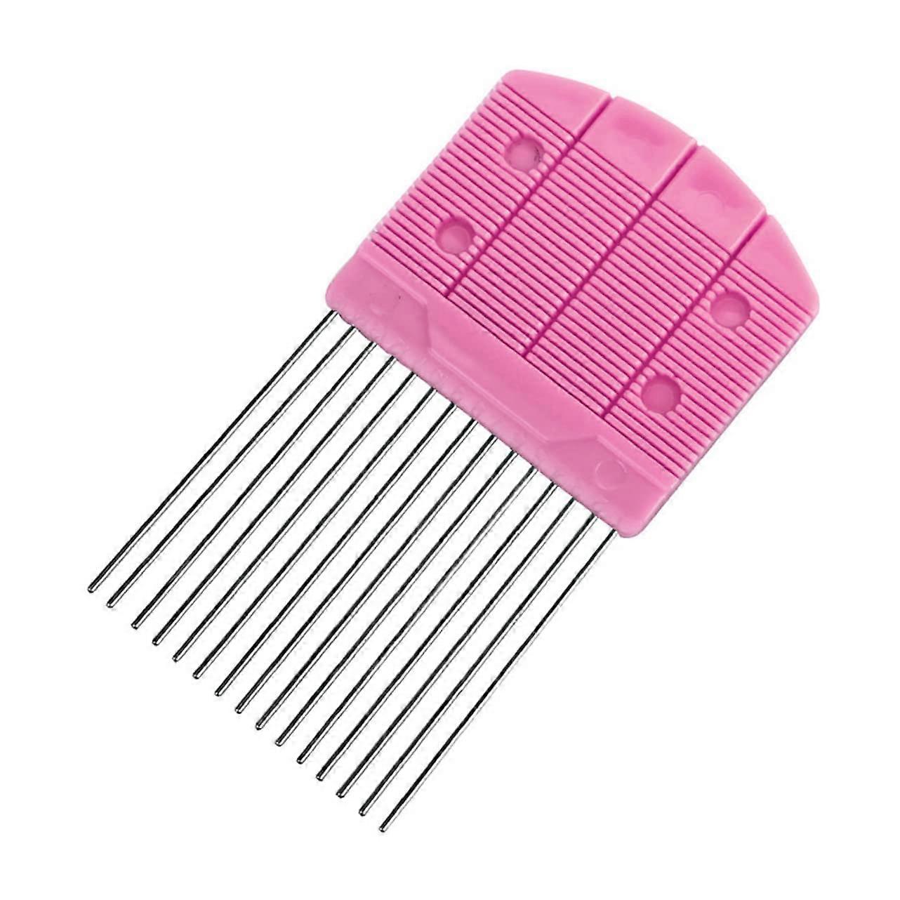 Paper Quilling Tool with  Elastic Comb Teeth for Flexible Crafts, Large Roll Board Pink