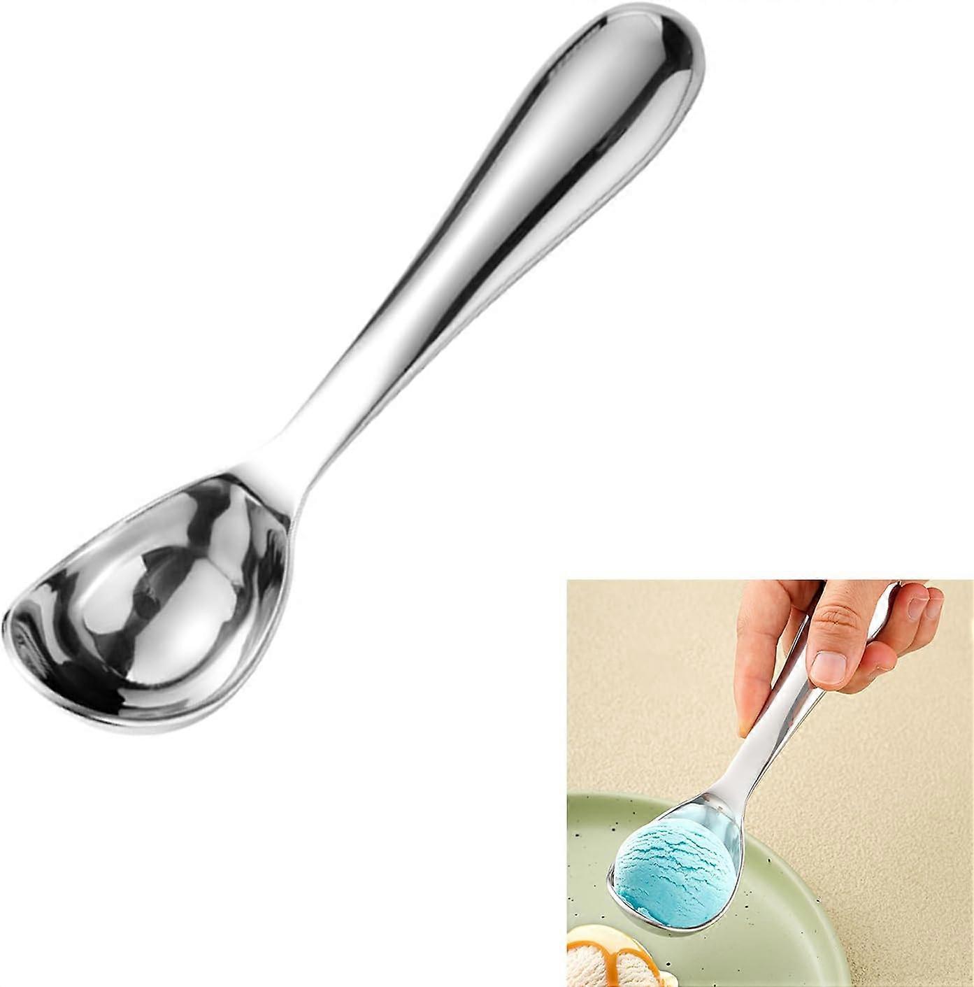 Practical Stainless Steel Ice Cream Spoon