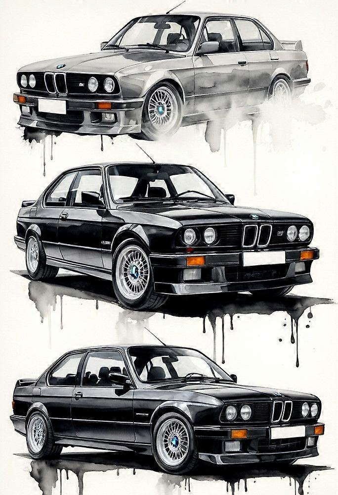 BMW M 80s styleJigsaw Puzzle Brain Teaser P3068