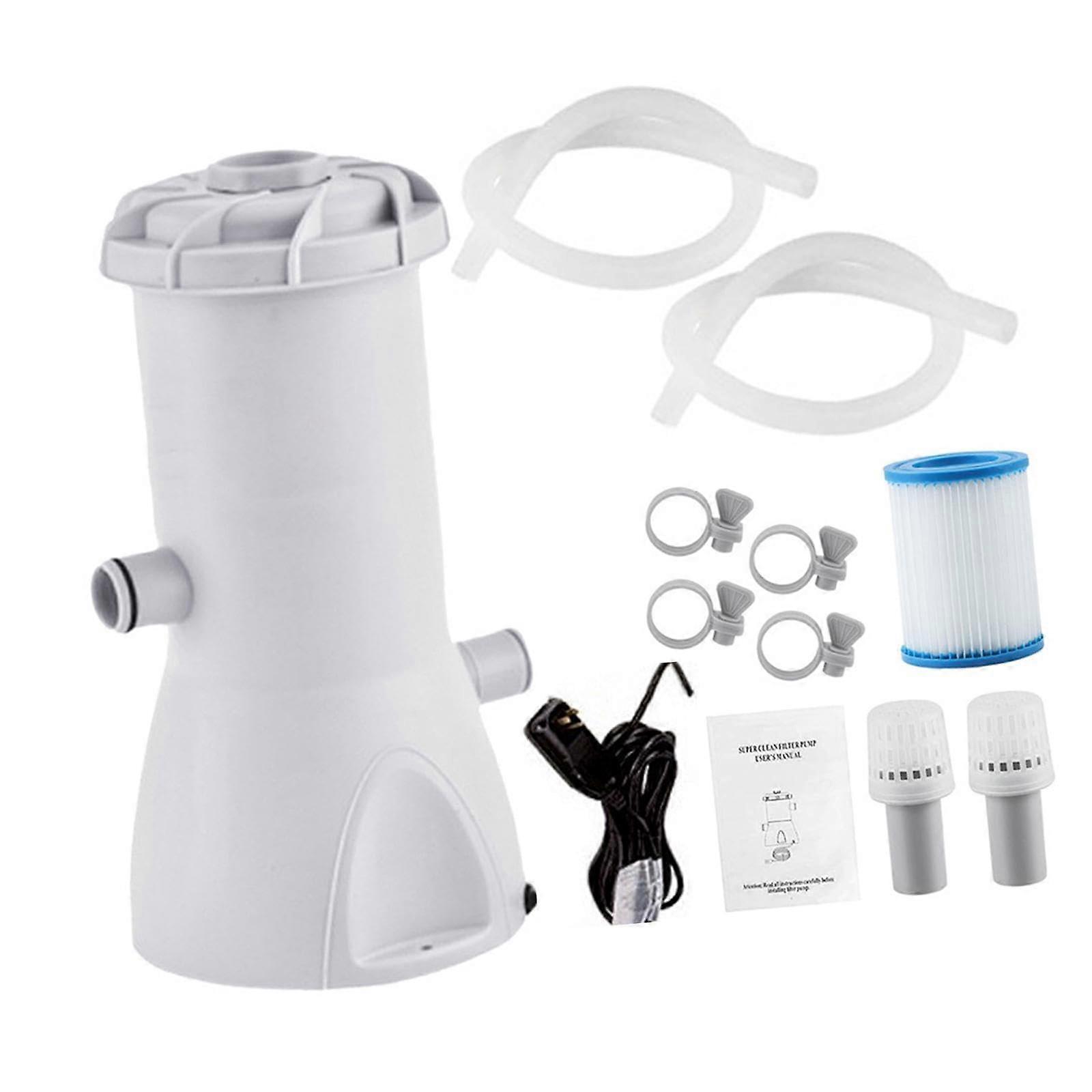 1000 GPH Above Ground Pool Filter Pump with Cartridge, Efficient Water Filtration System