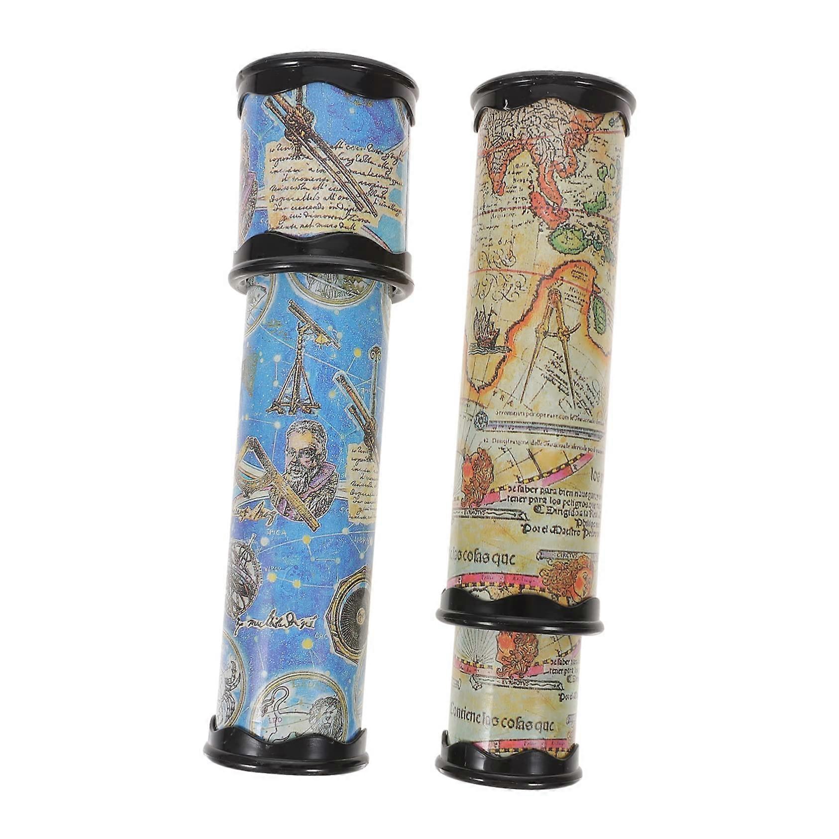 2pcs Kaleidoscope Toy for Toddlers with Rotating Fun Patterns and Durable Construction