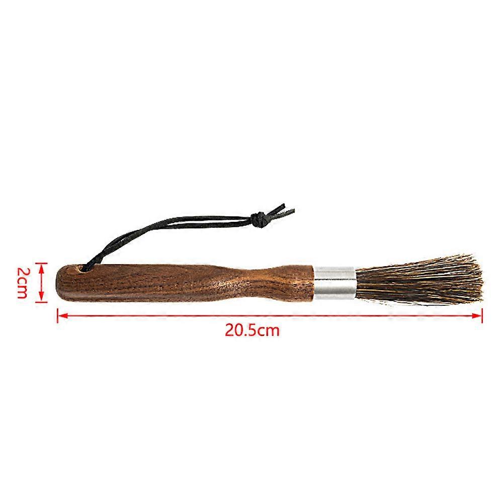 Coffee Machine Brush Wooden Cleaning Brush for Removing Grounds