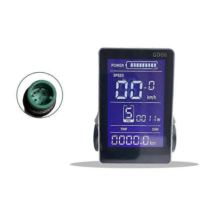 Ebike Display LCD GD06 Large Screen for JIANNUO Controller,Waterproof