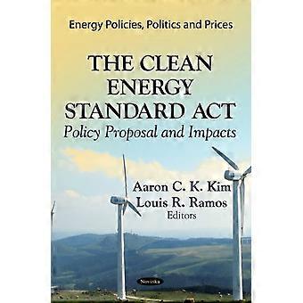 CZYSTEJ energii STANDARD ACT (polityki energetycznej, polityki i ceny: Energetyka, Inżynieria i technologia)