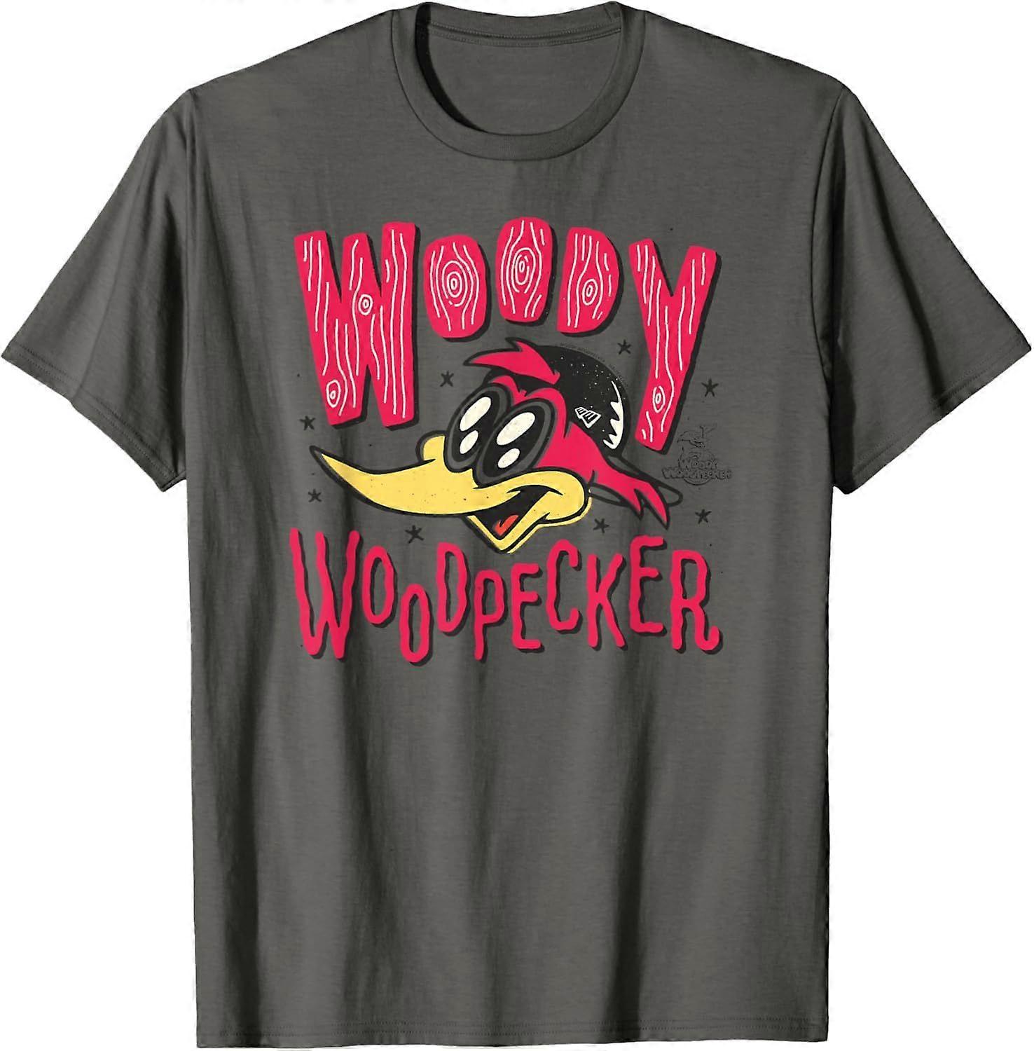 Woody Woodpecker Wood Carved Style Logo T-Shirt Type 2395