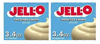 Jell-O Kokoskrempudding og paifyll 2 Pakke