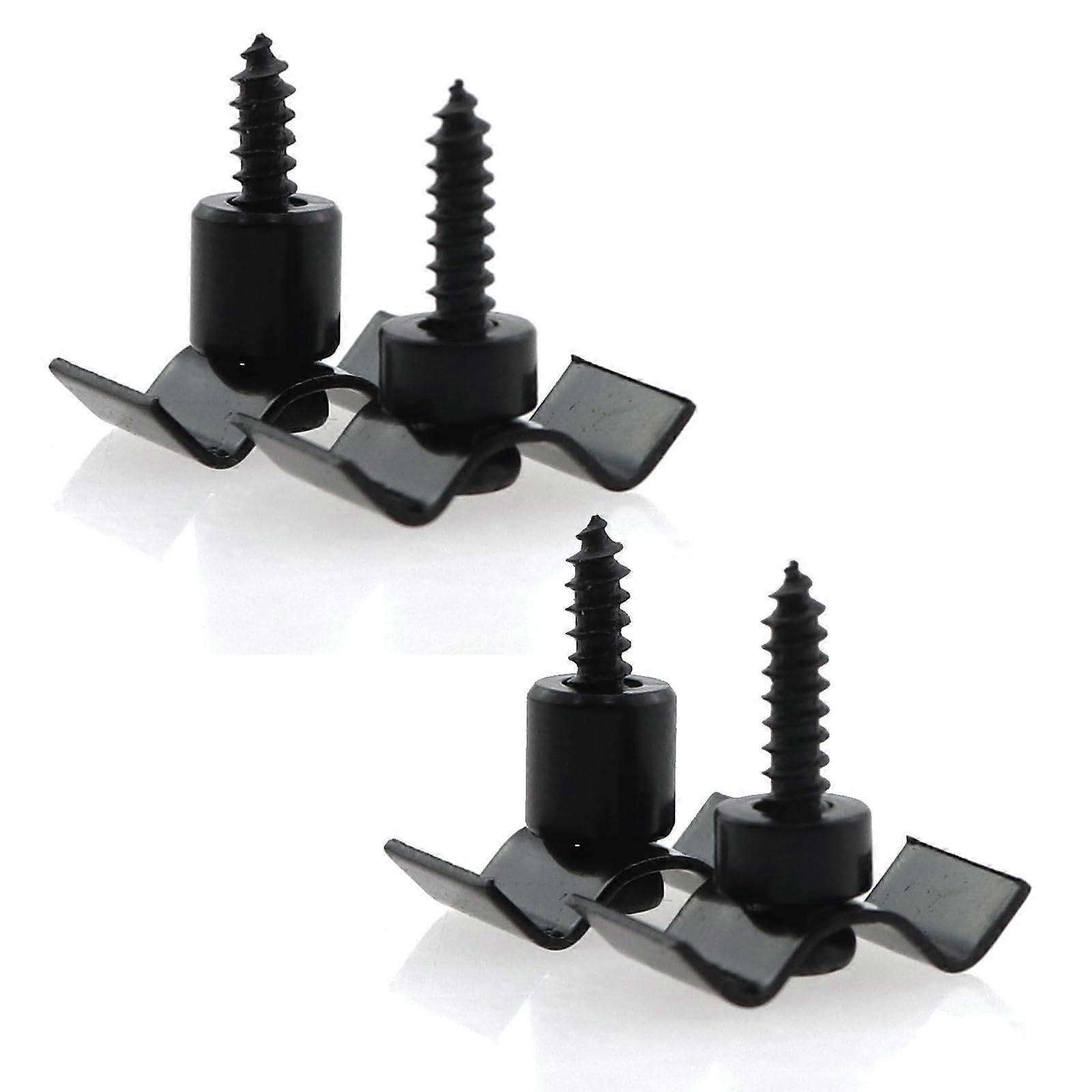 Guitar String Guide Retainer Set 11mm Screw Improve Tuning Stability Black for Stratocaster