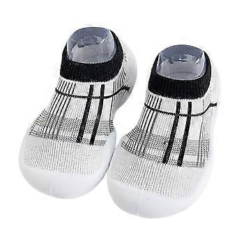 Babyschuhe für Jungen und Mädchen, atmungsaktive, warme und elastische Socken-Schuhe mit Memory-Sohle zum Schutz der Zehen, Outdoor-Sneaker, 9-12 Monate