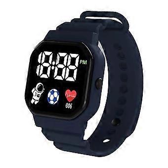 C3-12 Elektronische Uhr, leuchtend, wasserdicht, quadratisches Zifferblatt, LED-Beleuchtung, Weltraum-Sportuhr, Damen- und Herrenuhr, Digital
