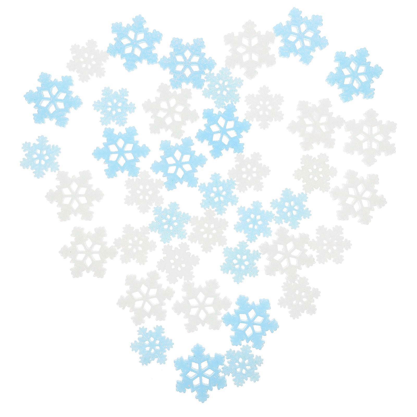 Adorable Snowflake Resin Charms for Decoration 160Pcs Multi-Function Flatback Charms