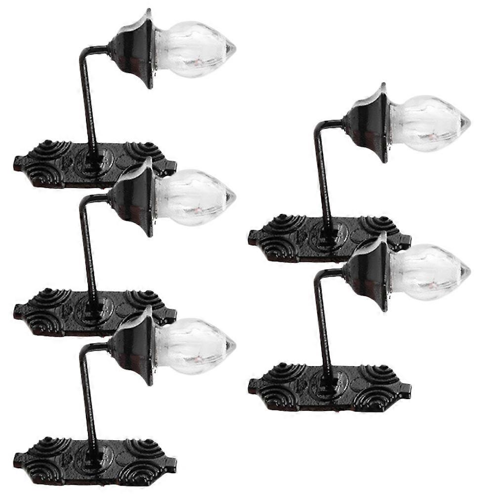Mini Luminous Wall Lamp Model for Decor 5Pcs Multi Color ABS Material