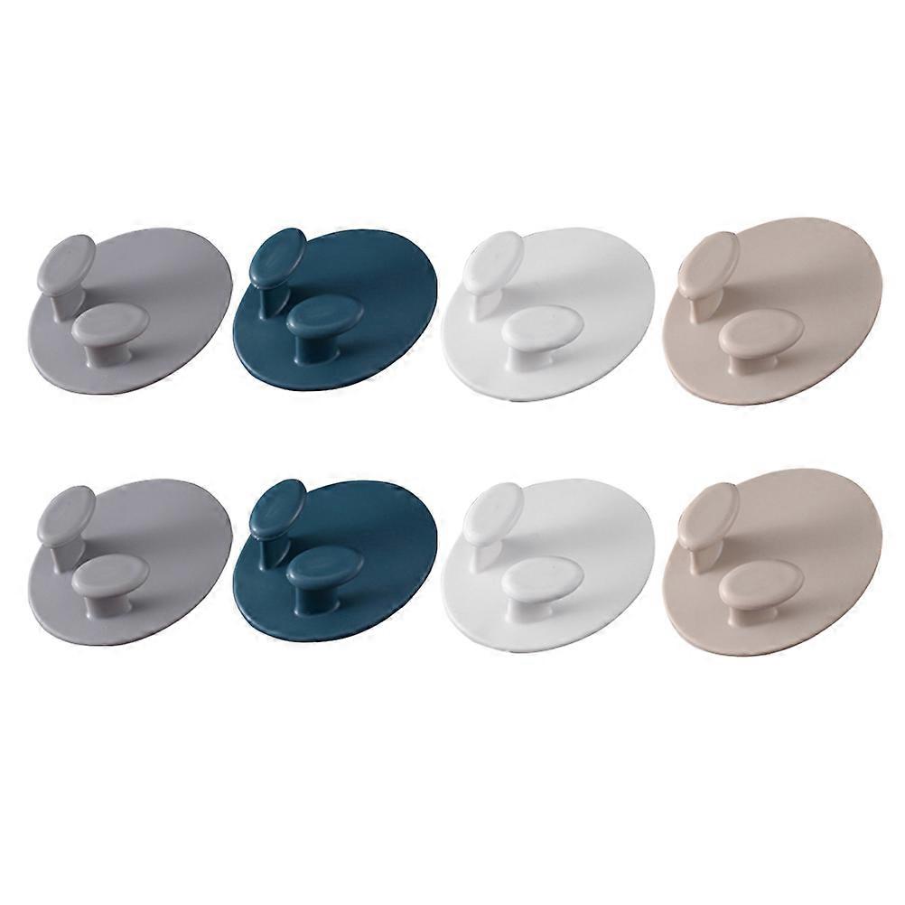 Two-Legged Plug Hooks Power Cable Hooks for Storage 8Pcs Adhesive