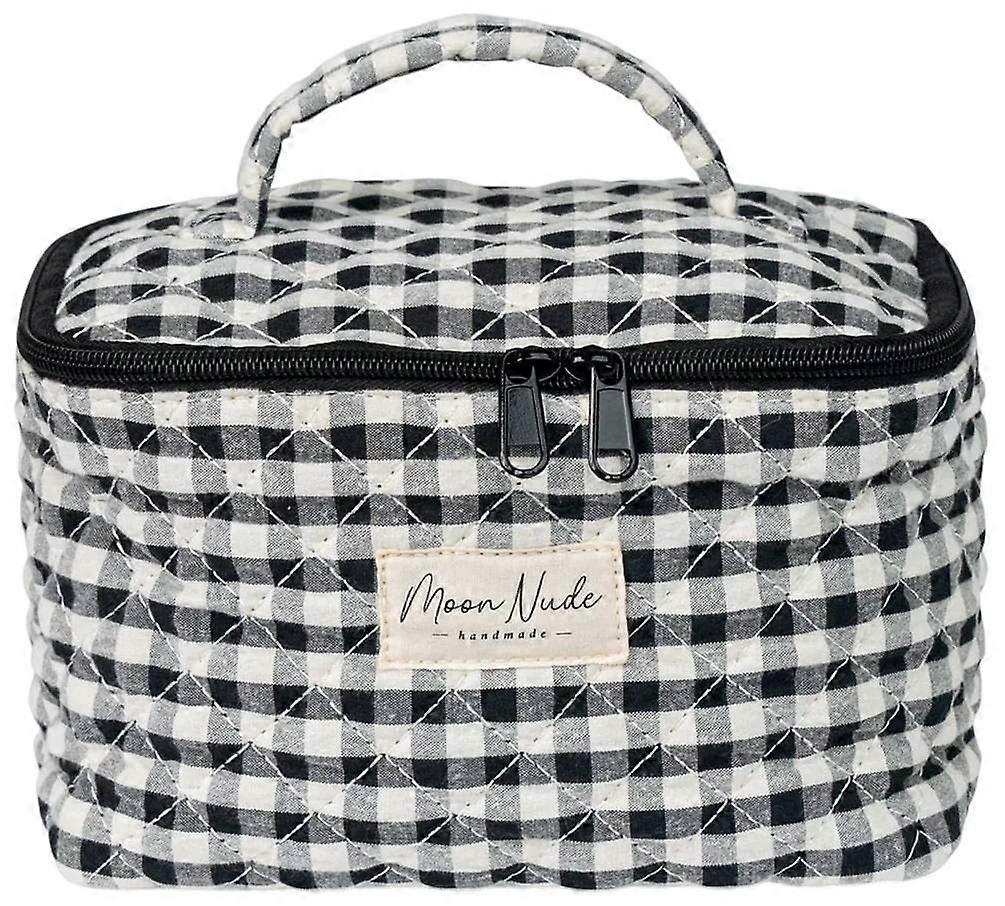 Moon Nude Classic Vanity Bag - Black/White