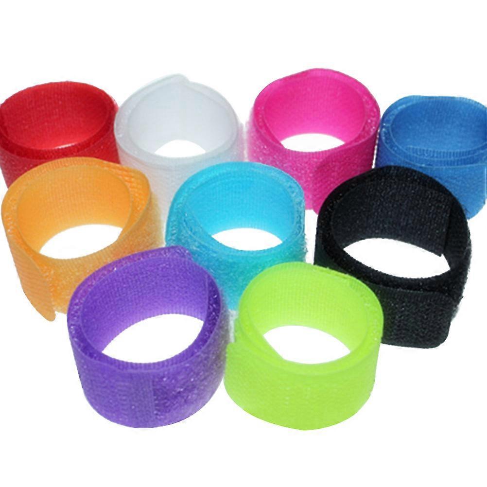 Wrapper Nylon Cable Straps for Wrap Organizer 50Pcs Rosy