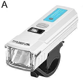Mini farol dianteiro multifuncional para bicicleta com indicador de bateria, vários modos de iluminação ajustáveis ​​e alto brilho para mountain bike, fácil de instalar.