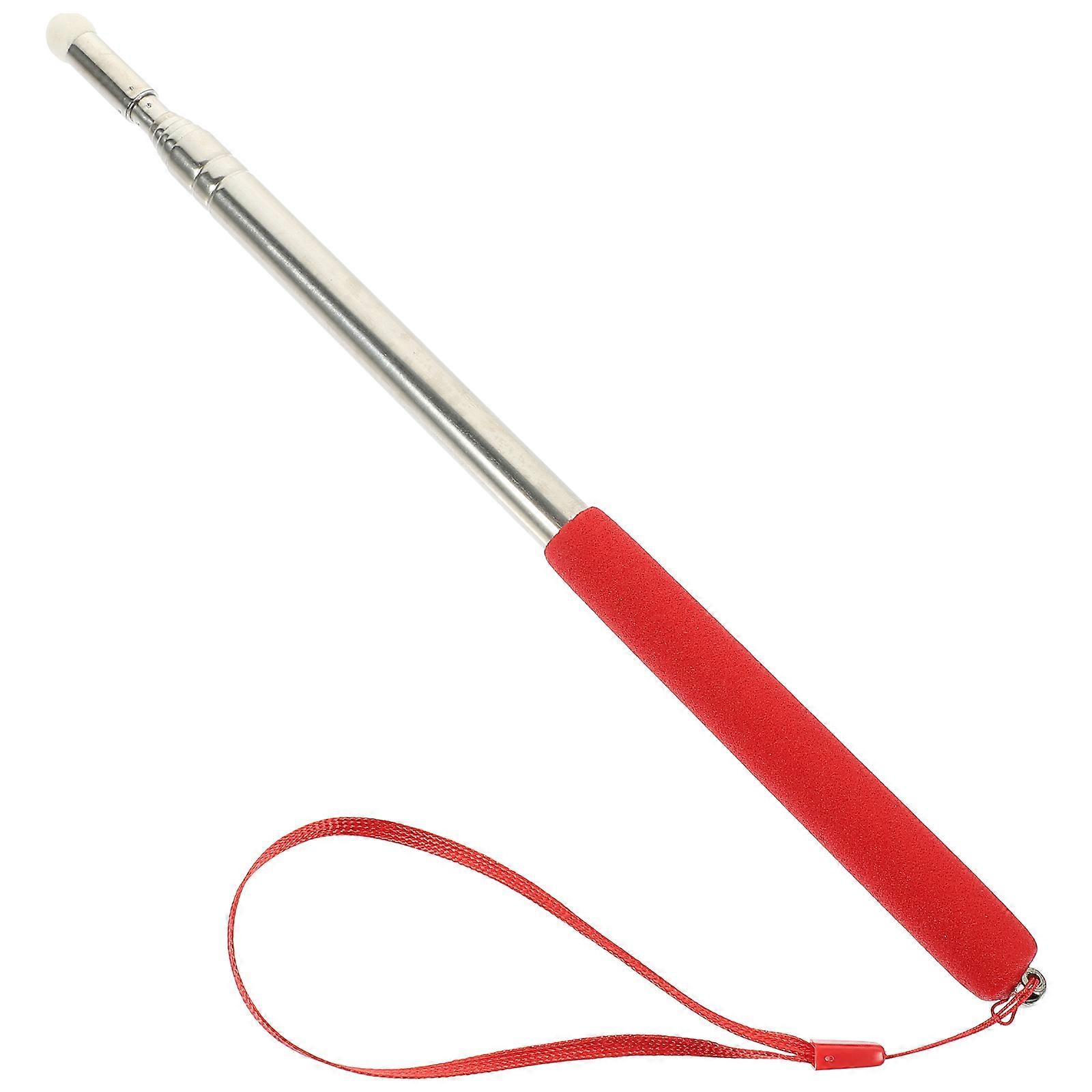 Whiteboard Teaching Pen Telescopic Pointer for Classroom Use 1 Piece Red