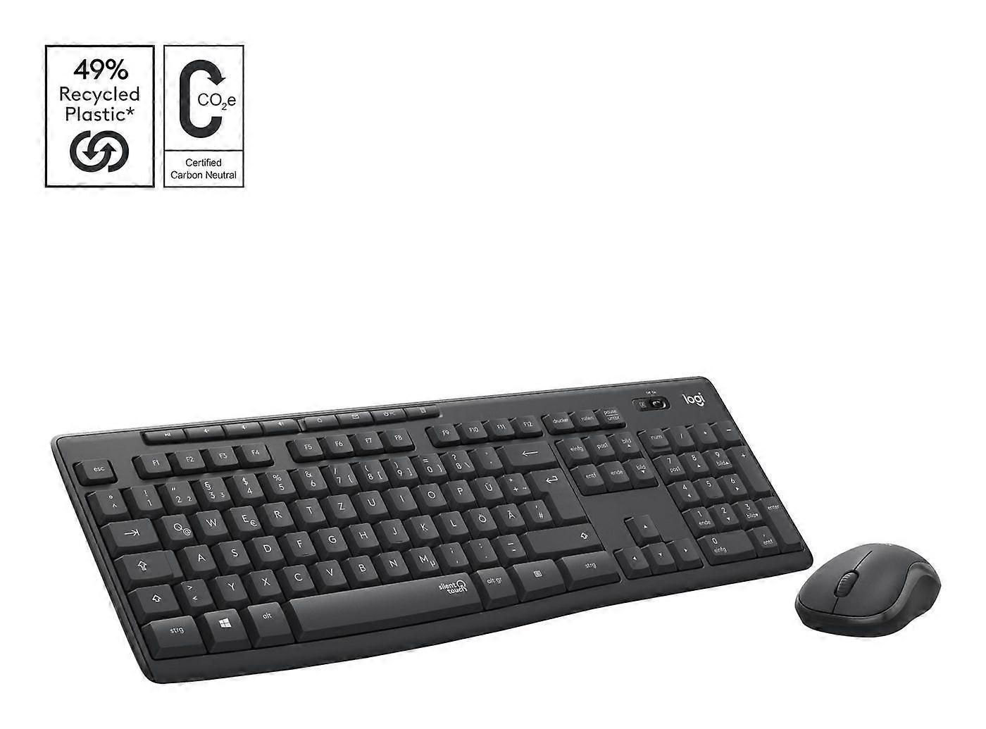 Logitech MK295 Silent Wireless Keyboard and Mouse Combo