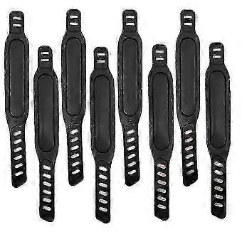 Exercise bike spinning pedal straps 8PCS adjustable for home workout