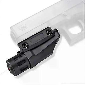 ABS Plastic Mini LED Flashlight for 20mm Guide Rail, Small Tactical Flashlight Compatible with Toy Guns for Hunting Camping Fishing