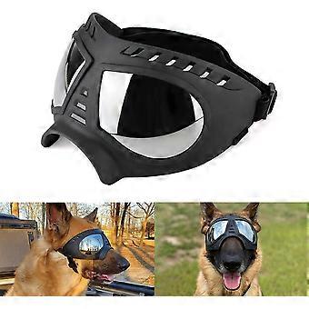 Dog Goggles Eye Protection Adjustable Straps Easy to Put on Anti-UV Sunglasses for Medium/Large Dog