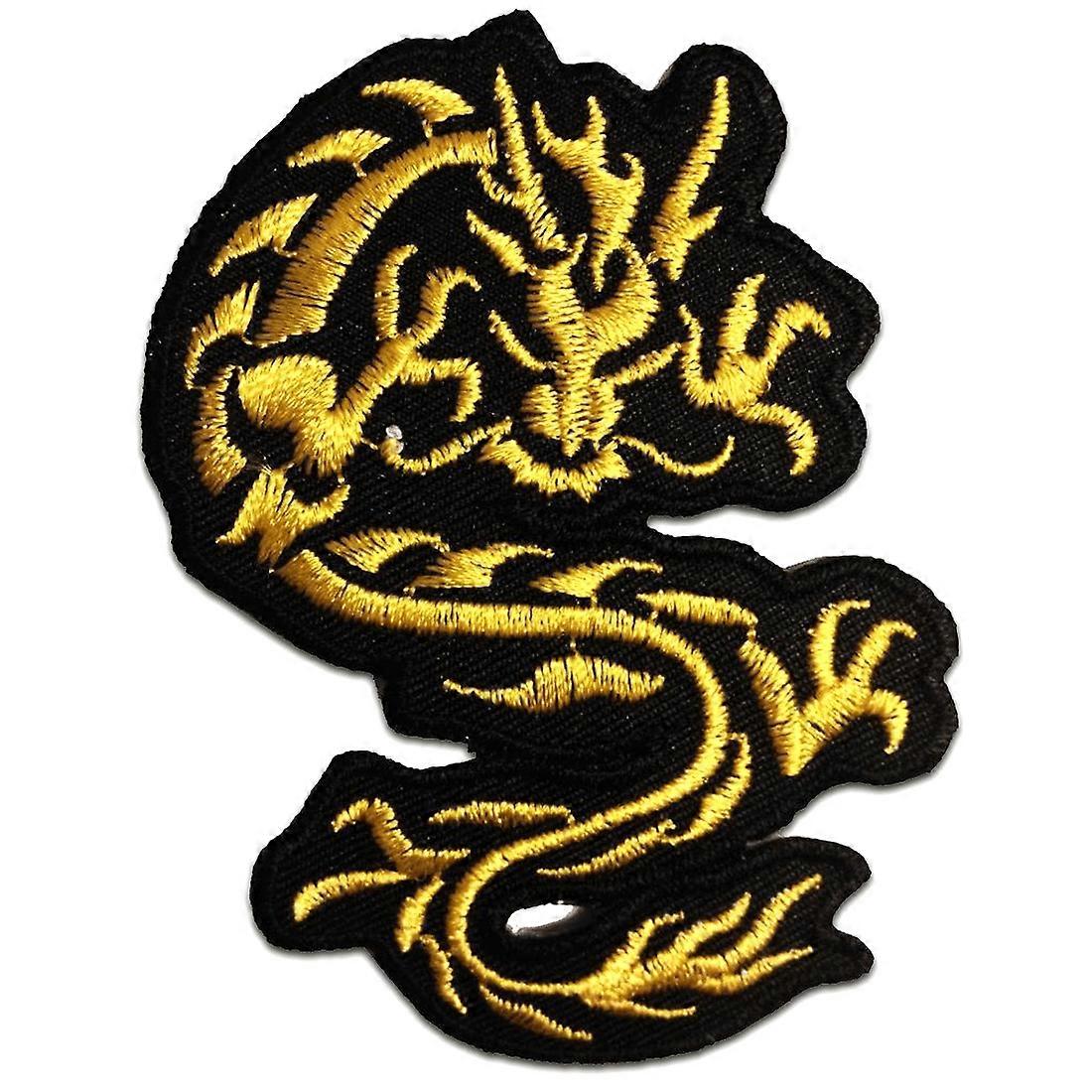 Patch / Iron-on Patch - Chinese Dragon - Multiple Colors Selectable - 6.7 x 9 cm - Patch