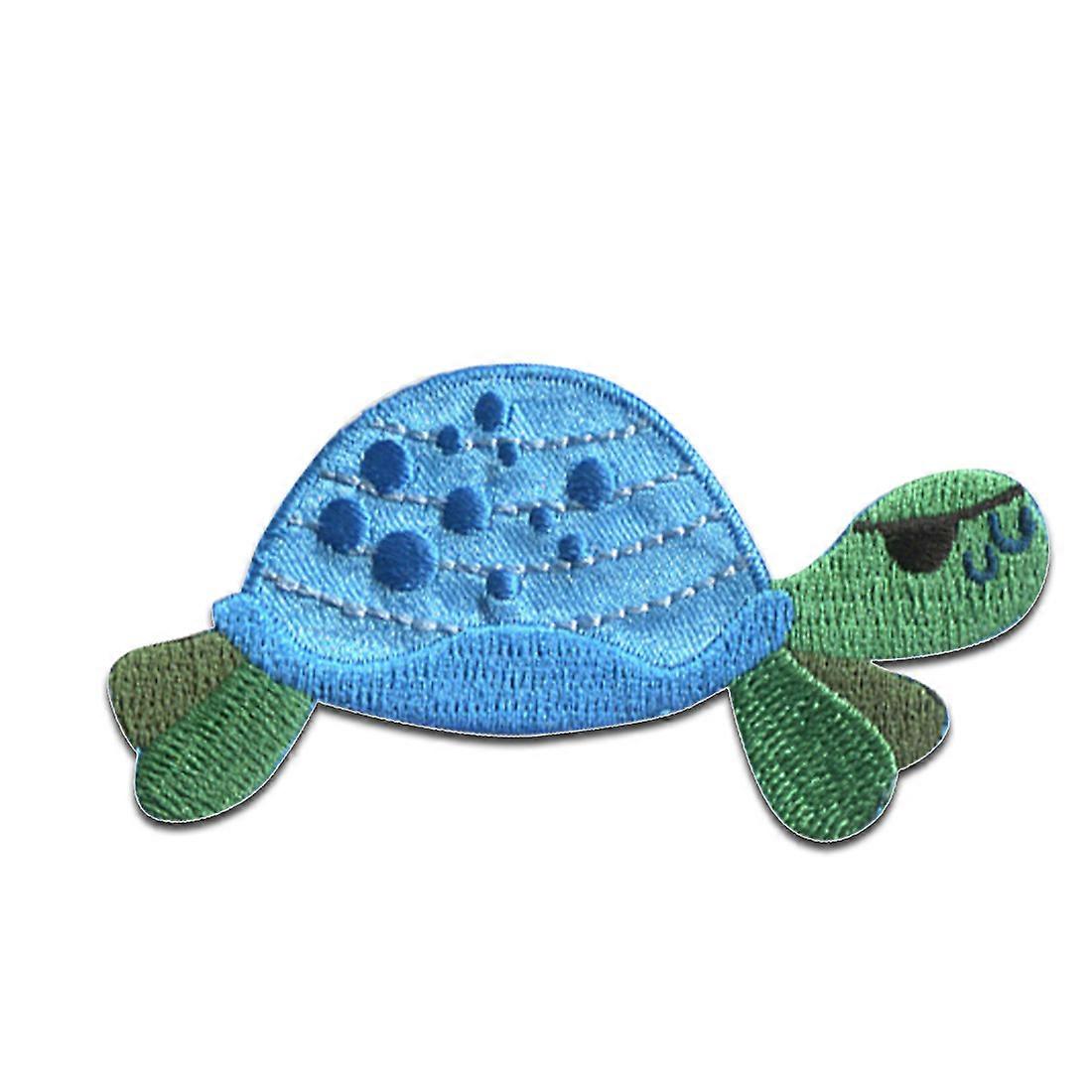 Patch / Iron-on Patch - Turtle Eye Patch Piratdyr - Stryg på plastre