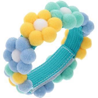 Adjustable Dog Collar, Flower Pattern, Pet Beauty Accessories for Dogs