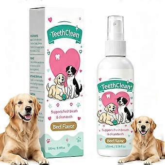 100 ml Probiotische Mondspray voor Huisdieren, Geschikt voor Honden en Katten, Verfrist de adem, Helpt de tanden schoon te houden en het tandvlees gezond te houden