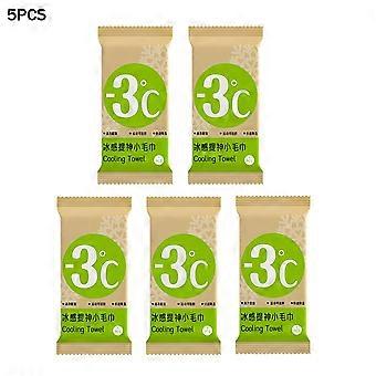 5 or 10 Count Ice-Feel Refreshing Wet Towels with Instant Cooling Relief for Gym, Travel and Outdoor Use
