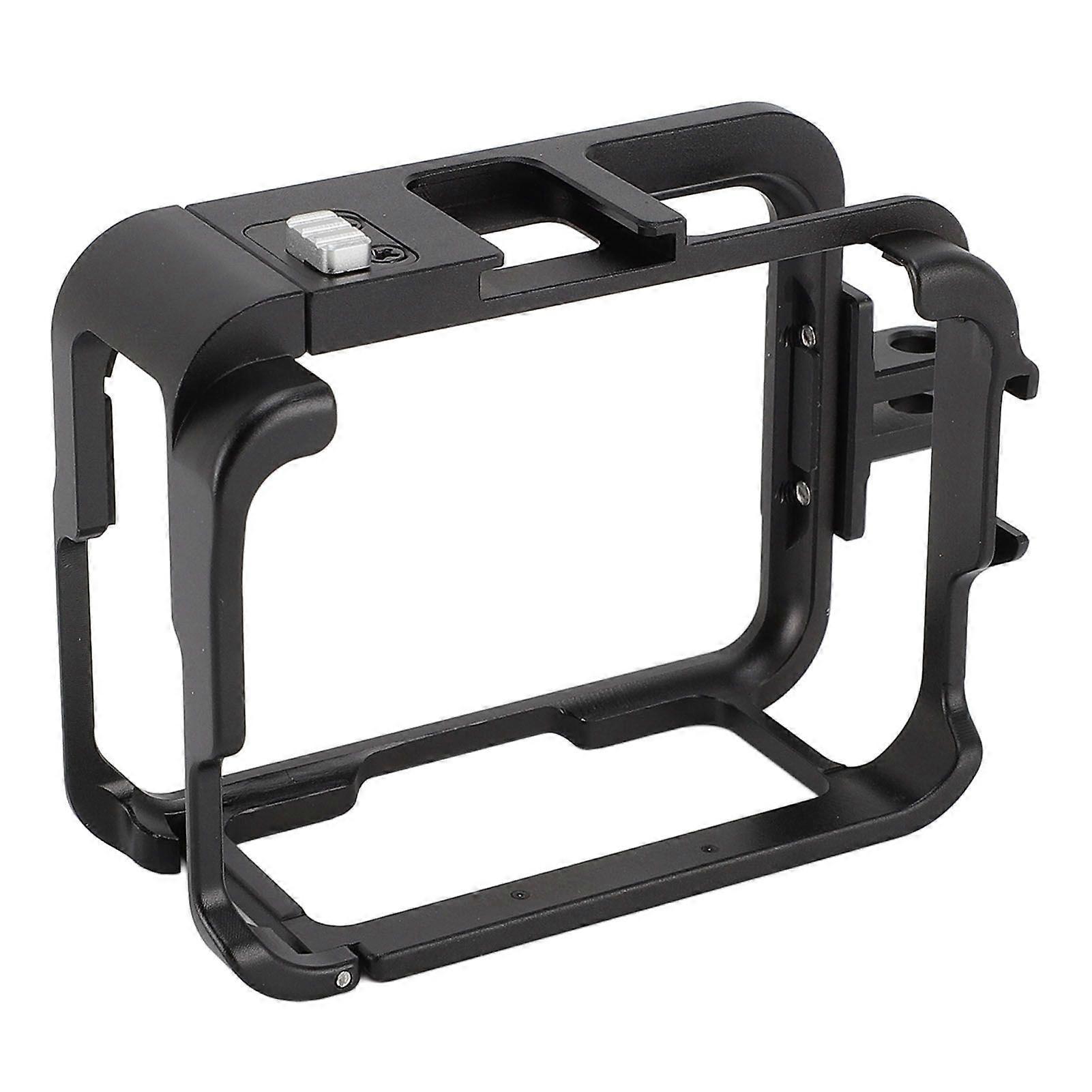 Action Camera Cage with Cold Shoe Metal Quick Release Protective Frame Compatible With Ace Pro Camera