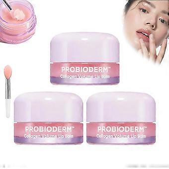 Set di 3 balsami labbra idratanti al collagene per labbra secche e screpolate, con idratazione profonda ed esfoliazione delicata.