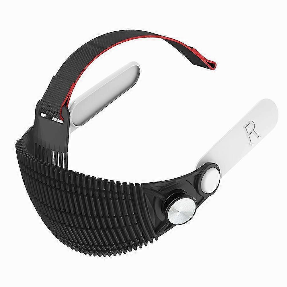 Adjustable Elite Head Strap compatible with Meta VR Soft Silicone Support Comcompatible withtable Enhanced VR Accessories Black