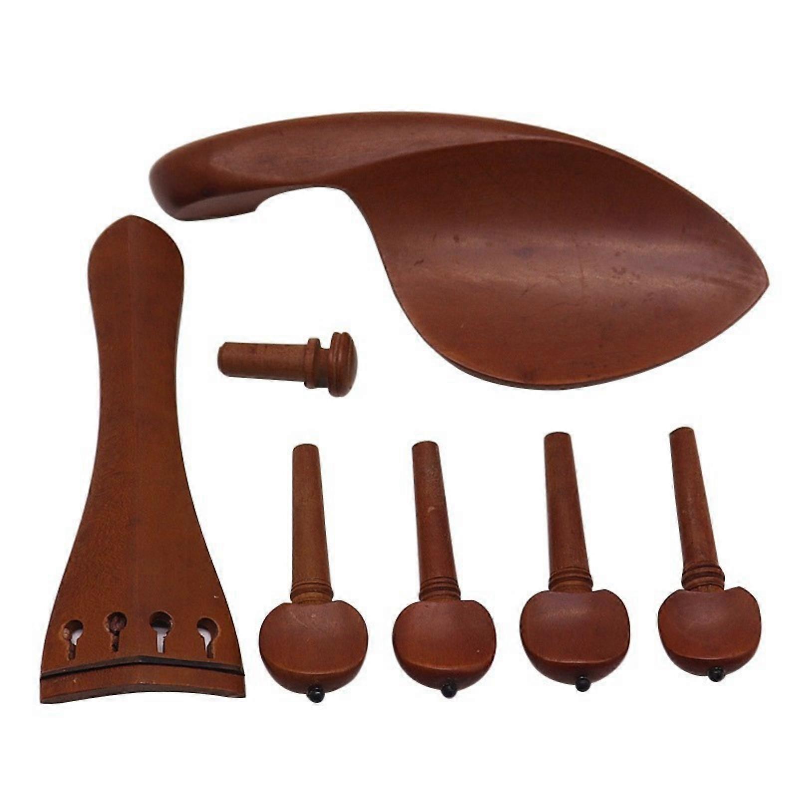 Violin Fitting Set Rosewood Violin Accessory Set Replacement for Violinists