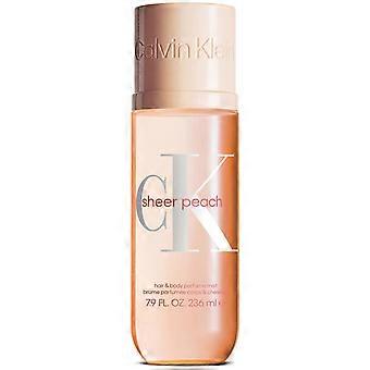 Calvin Klein Sheer Peach Haarmist met perzikgeur voor vrouwen 236 ml