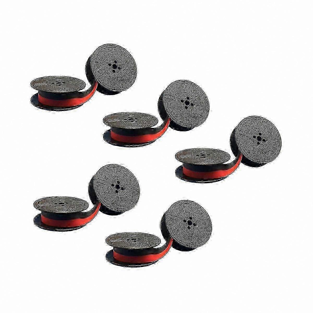 5-Pack Twin Spool Typewriter Ribbons for Most Typewriters Replacement