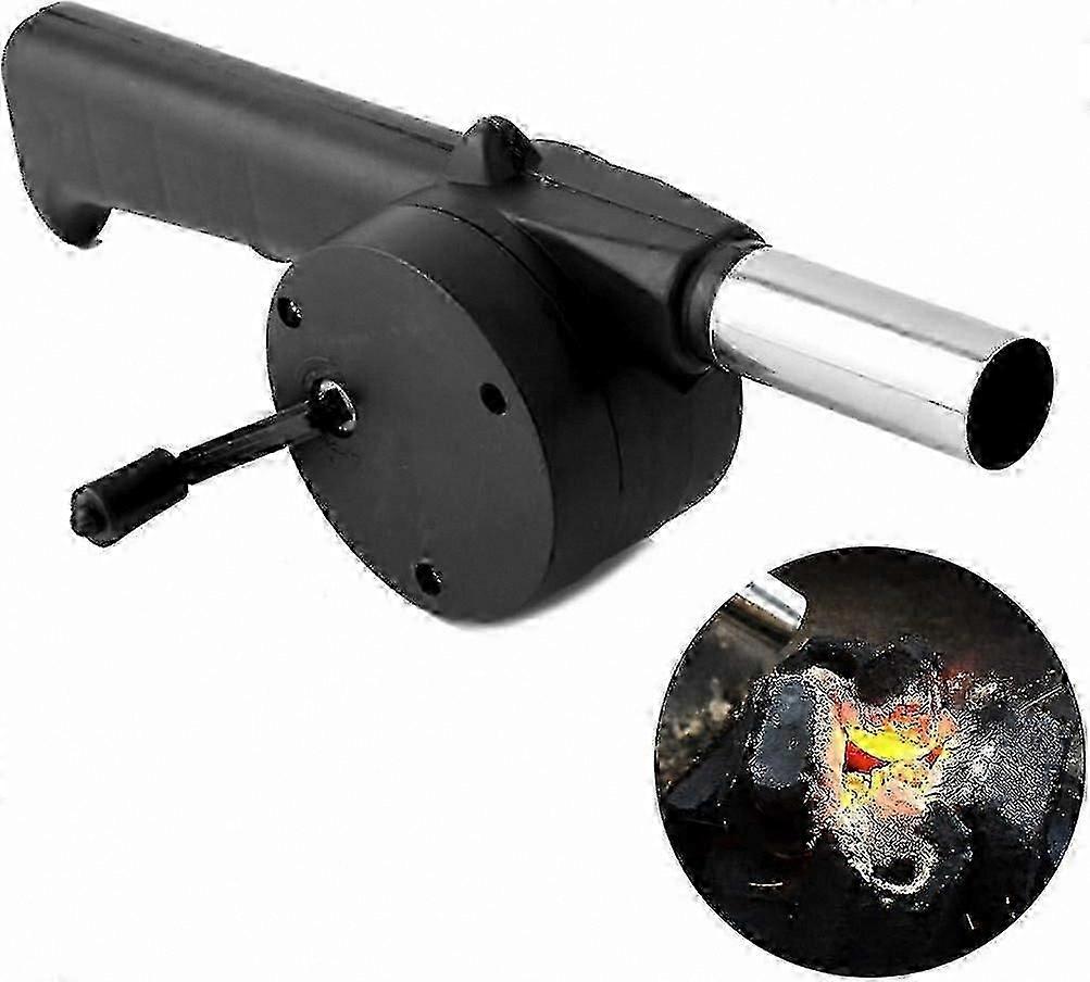 Hand Crank Bellows for BBQ Fire Starting Portable