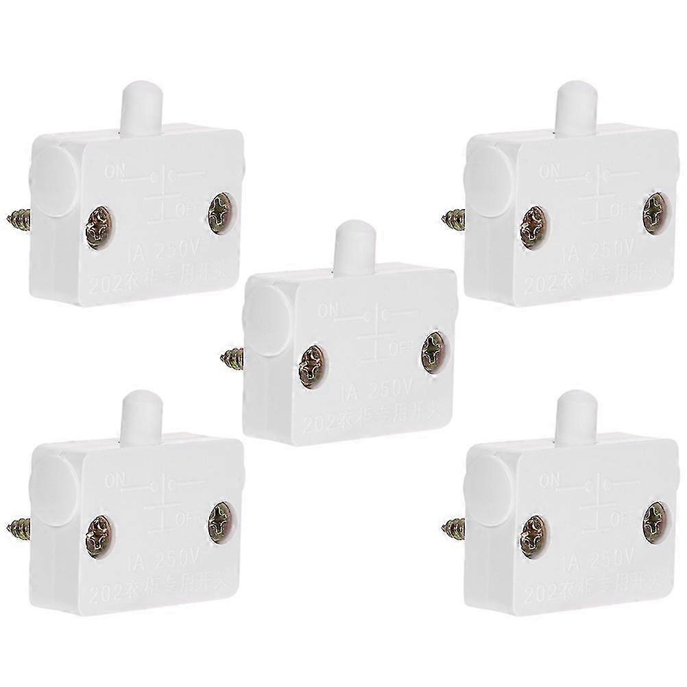 Door Switch Wardrobe Light on Off Switch compatible with Closet Lights 5Pcs
