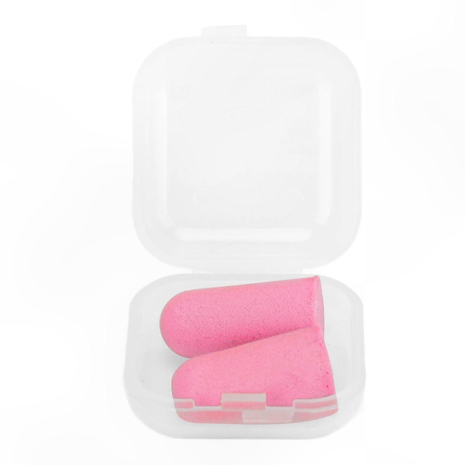 2-Pack Soft Foam Earplugs for Noise Reduction and Soundproofing