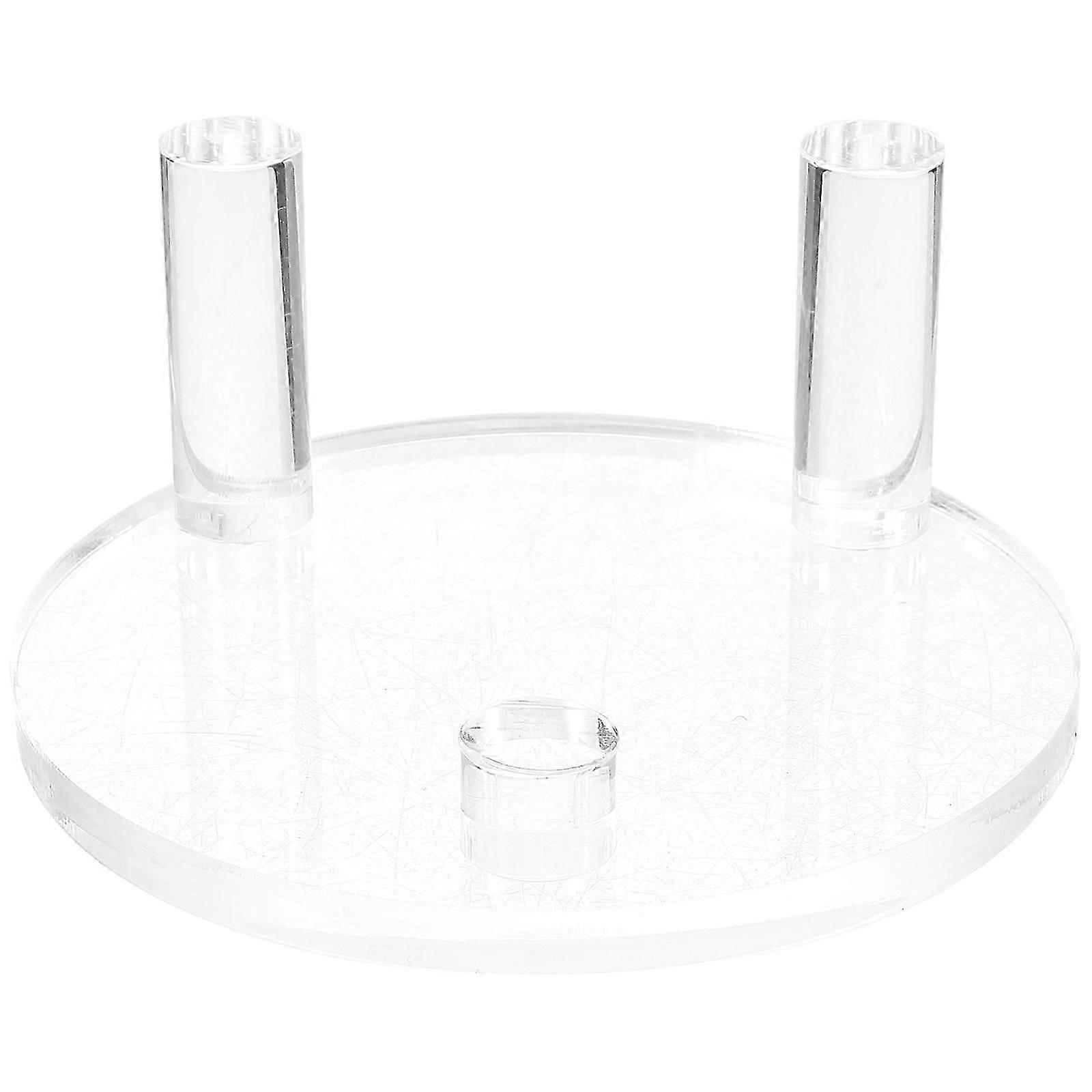 Transparent Acrylic Display Stand for Storage Three-Peg Clear Display Easel